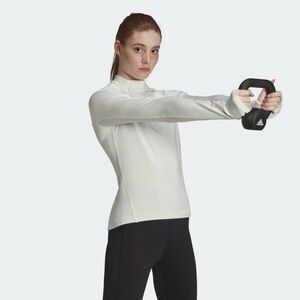 Adidas Karlie Kloss Women's Off White Long Sleeve Tee